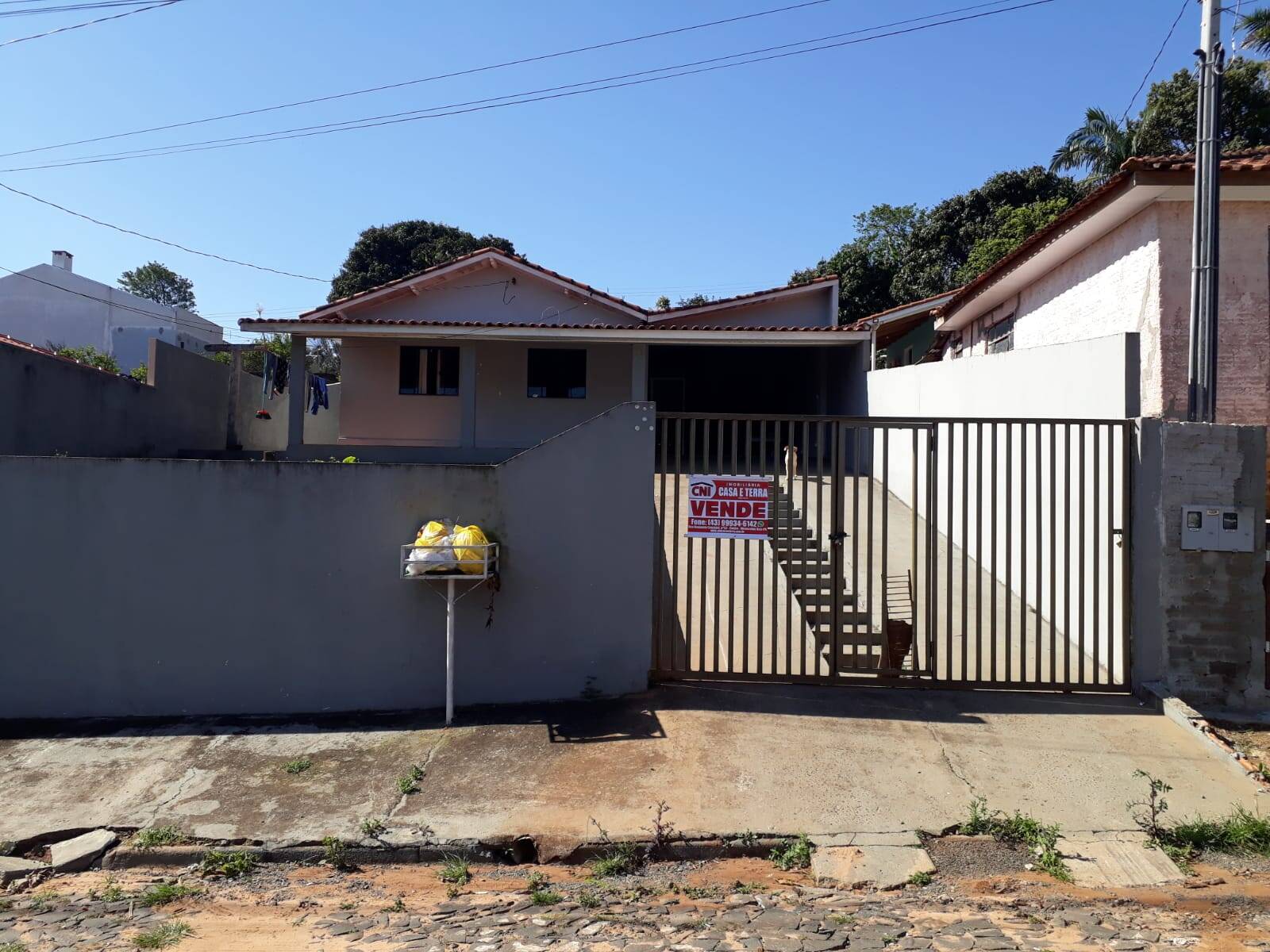 #3063 - Casa para Venda em Wenceslau Braz - PR