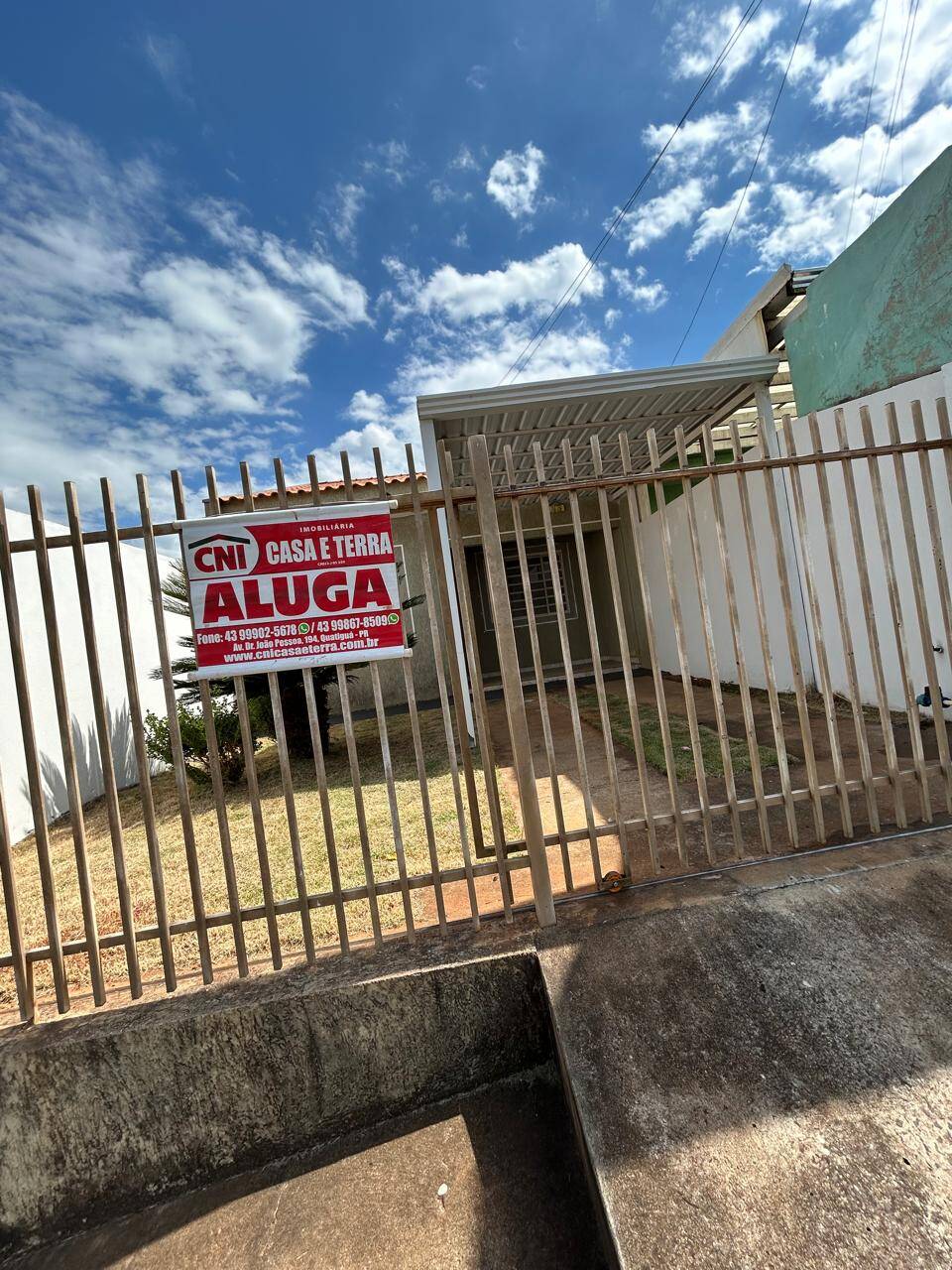 #3762 - Casa para Locação em Joaquim Távora - PR