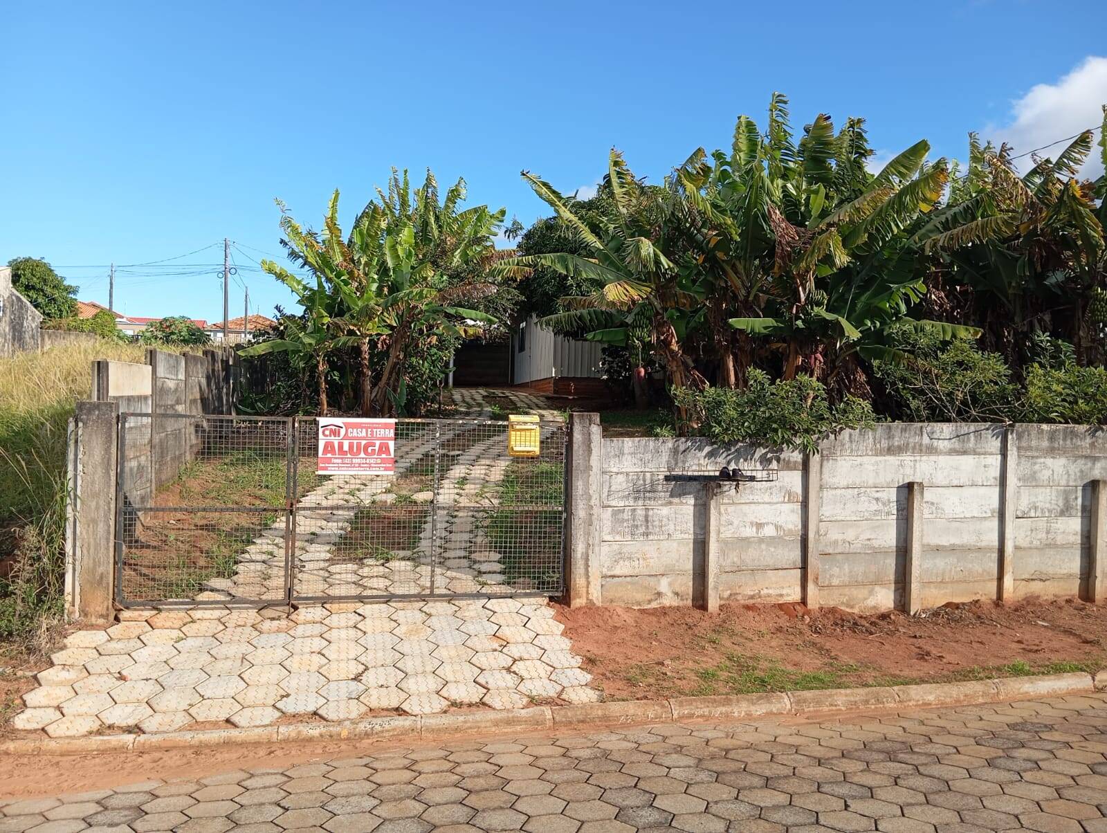 #3895 - Casa para Locação em Wenceslau Braz - PR